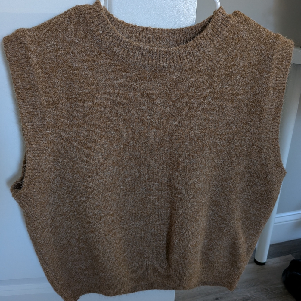 SHEIN Tan Knit Sweater